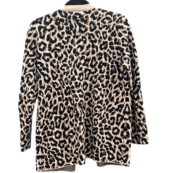 J. Crew Leopard Print Cardigan 100% Cotton - Picture 2 of 7